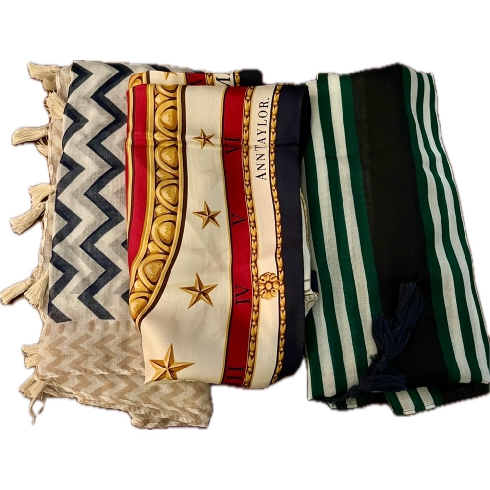 Colorful Patterned Scarves Set